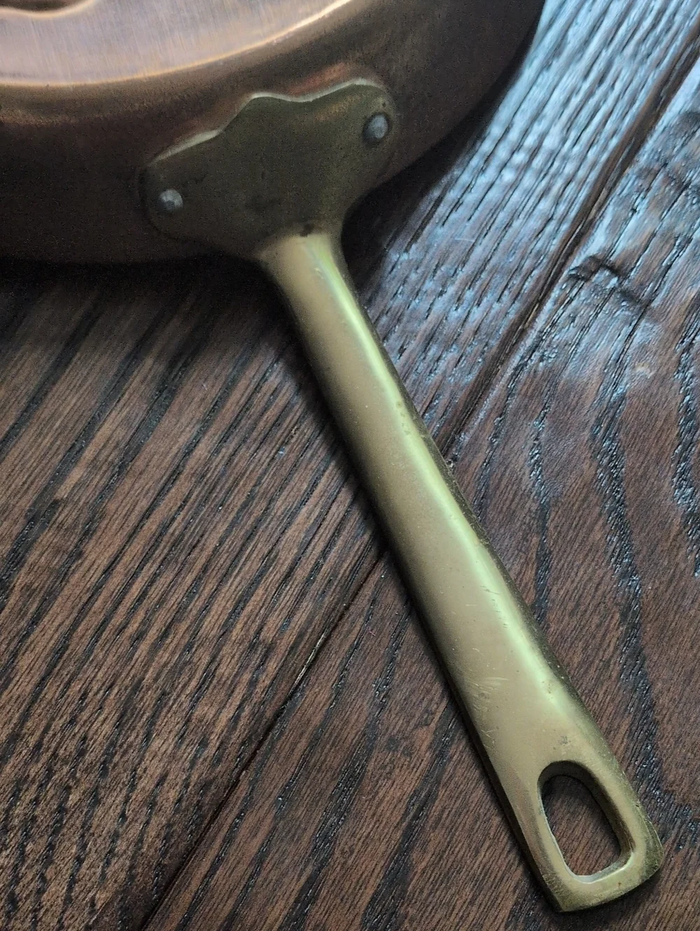 Vintage copper checkered